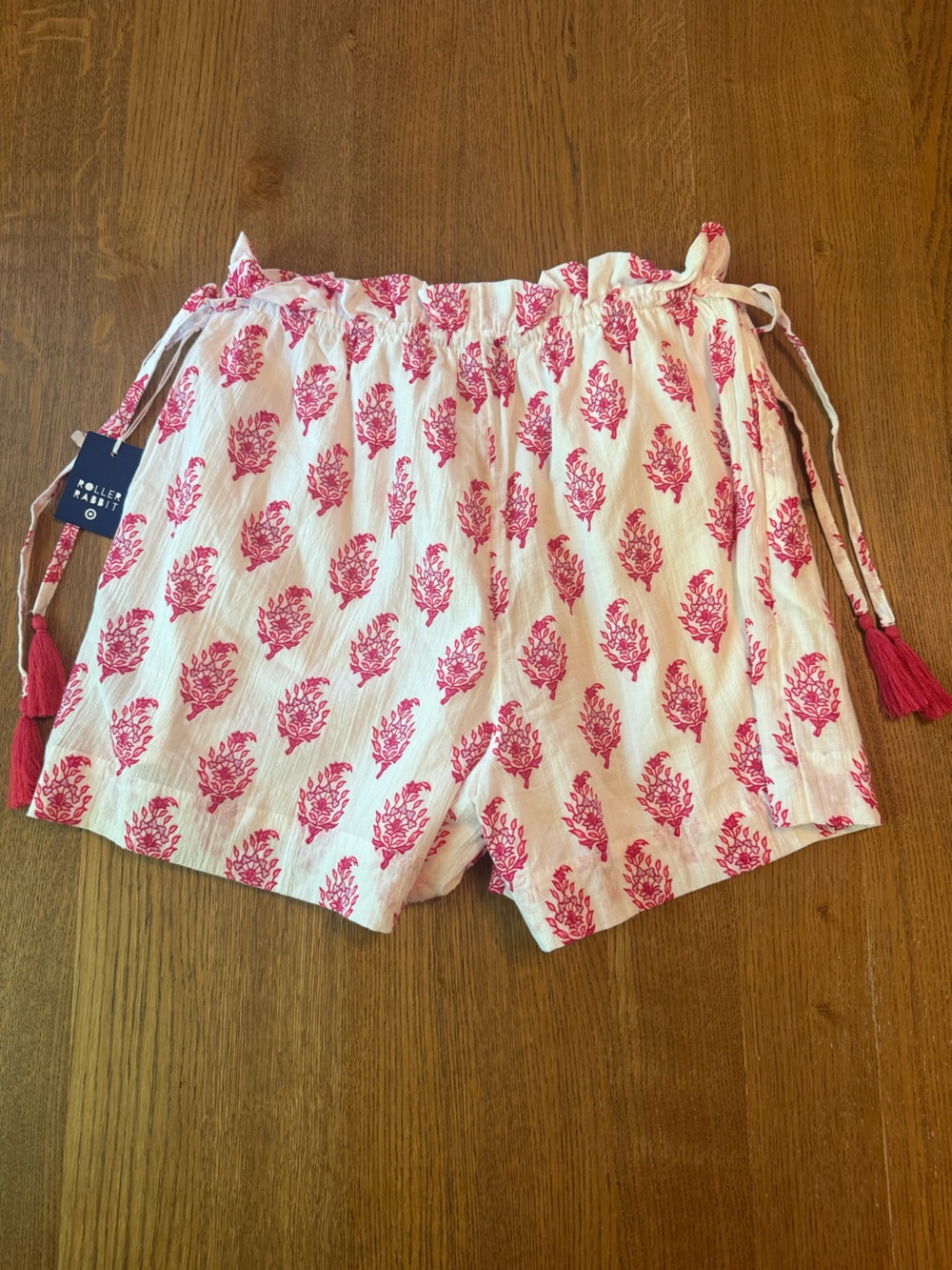 NWT Roller Rabbit x Target Women's Bouquet Side-Tie Beach Pull-On Shorts XS - Picture 11 of 12